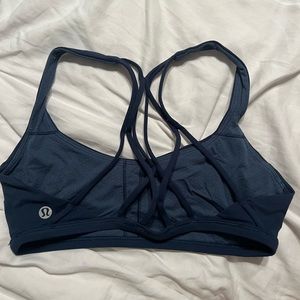 Navy Lululemon sports bra
